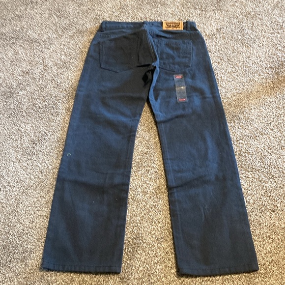 NWT Levi’s 505 straight leg blue jeans, boys size 14 - Picture 3 of 6
